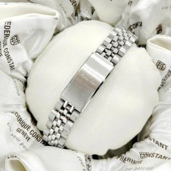 Ladies Tissot Mathey 32mm Silver Diamond Dial Watch